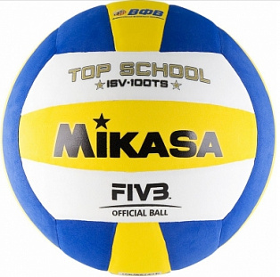 Мяч волейбольный MIKASA MV5PC р.5 белый-желтый-синий